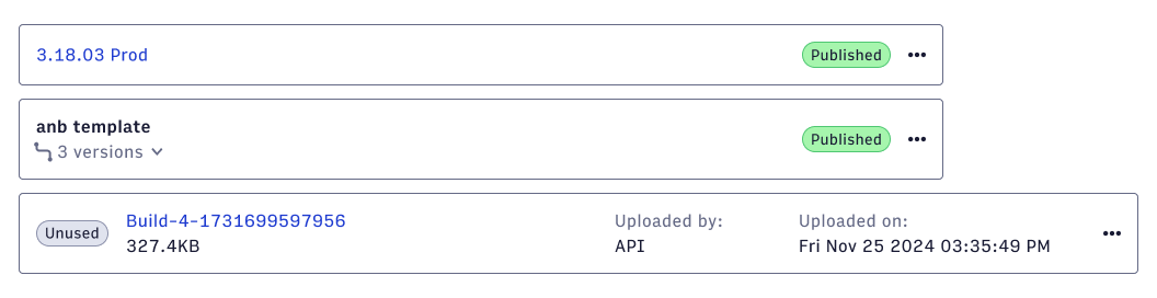 Card single row applications