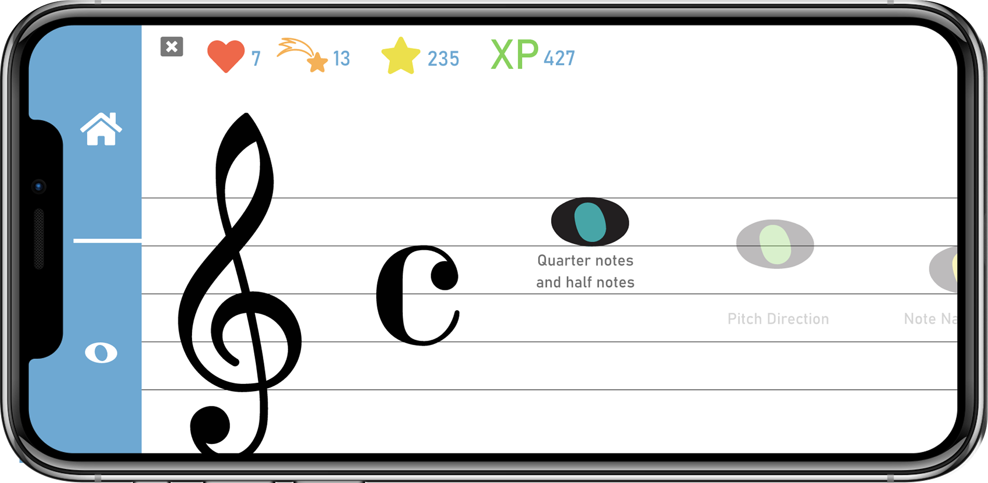 Noteful mobile game app